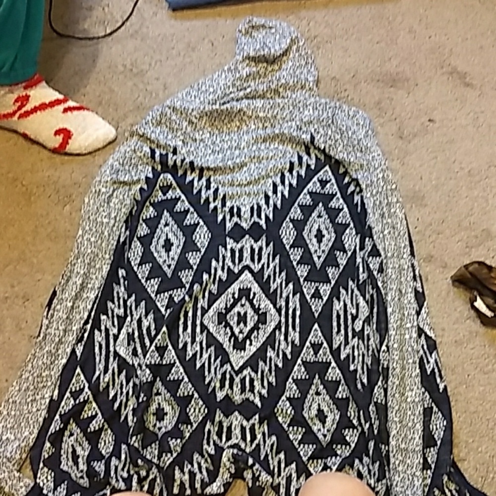 Hooded cardigan